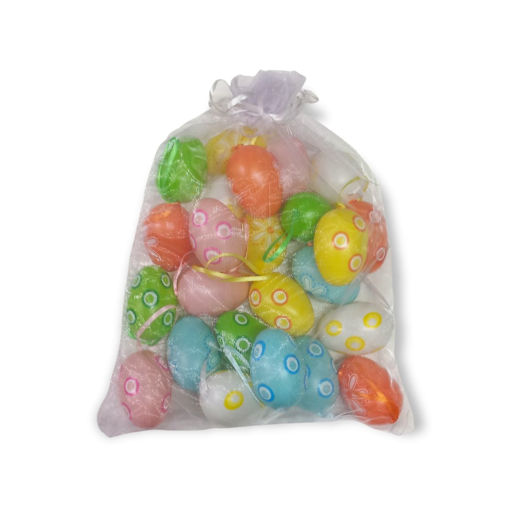 Picture of EASTER HANGING EGGS 6CM - 24 PACK